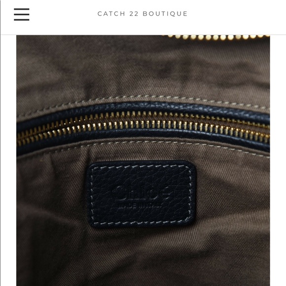 Chloe Black Medium Marcie Bag - Picture 5 of 6